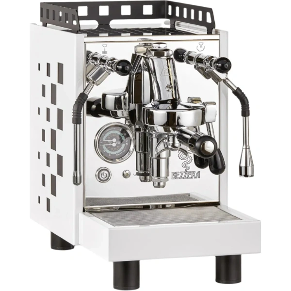 Bezzera aria top heat exchange espresso machine w/ pid, flow control (white)