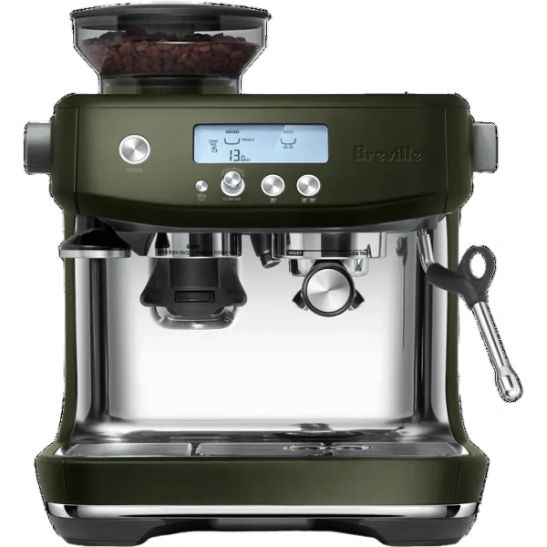 Breville the barista pro espresso machine bes878 / bes878olt (olive tapenade)