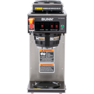 Bunn 12950.0213 CWTF15-3 Automatic 12 Cup Coffee Brewer with 2 Upper Warmers, 1 Lower Warmer, and Plastic Funnel