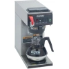 Bunn 12950.0293 CWTF15-1 Automatic 12 Cup Coffee Brewer with 1 Lower Warmer and Black Plastic Funnel