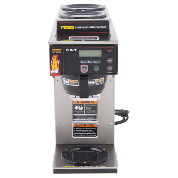 Bunn 38700.0008 axiom dv-3 automatic coffee brewer with 1 lower and 2 upper warmers