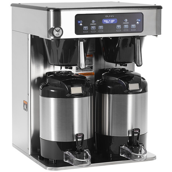 Bunn 53200.0100 ICB Twin Infusion Series Stainless Steel Automatic Coffee Brewer - 120/240V, 6000W