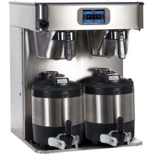 Bunn 53400.0100 ICB Twin Platinum Edition Infusion Series Black / Silver Twin Automatic Coffee Brewer