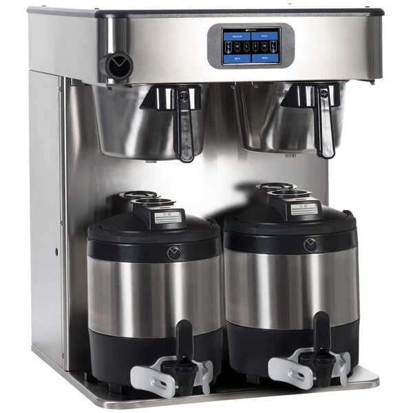 Bunn 53400.0100 ICB Twin Platinum Edition Infusion Series Black / Silver Twin Automatic Coffee Brewer
