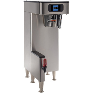 Bunn 54300.0101 ICB TF Platinum Edition Infusion Series Black / Silver Single Automatic Coffee Brewer - 120/240V, 6000W