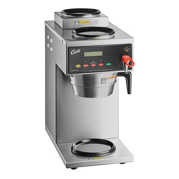 Curtis 12 Cup Coffee Brewer with 1 Lower and 2 Upper Warmers