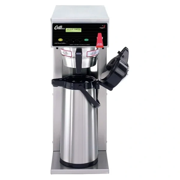 Curtis d500gth12a000 automatic tall height airpot coffee brewer with digital controls
