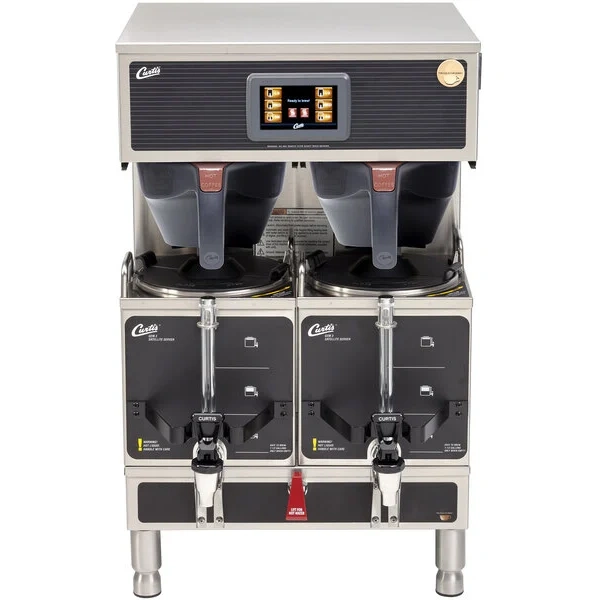 Curtis g4gemt10a1000 gemini stainless steel twin satellite coffee brewer