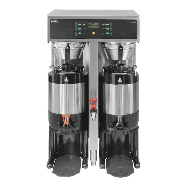 Curtis g4tp15t10a1500 g4 thermopro twin 1.5 gallon coffee brewer with vacuum servers