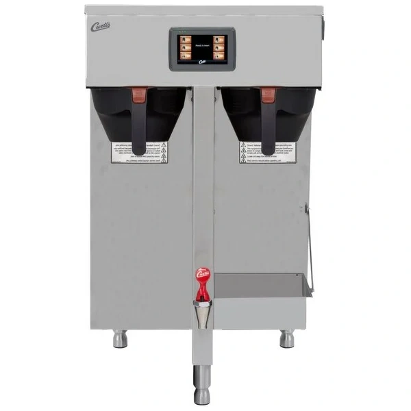 Curtis g4tp2t10a3500 g4 thermopro twin 1.5 gallon coffee brewer with shelf, no dispenser