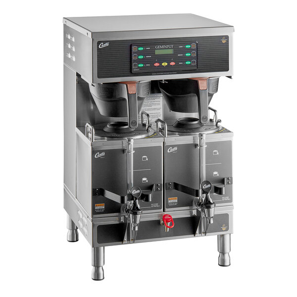 Curtis GEMTS10A1000 G3 Gemini Twin 1.5 Gallon Satellite Coffee Brewer - 220V
