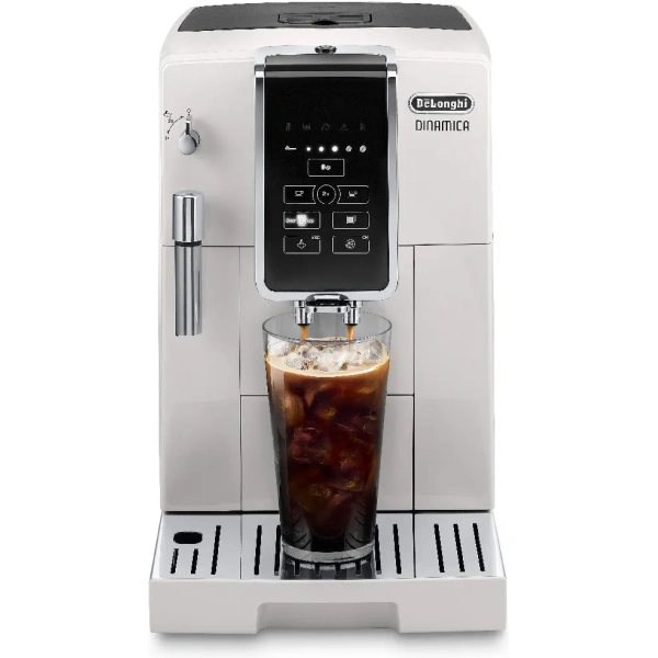 Delonghi dinamica super automatic espresso & coffee machine - ecam35020w (white)