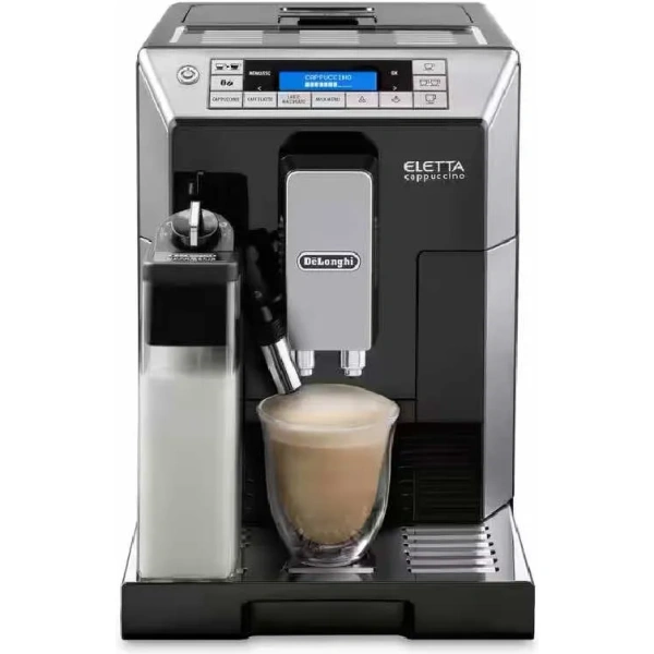Delonghi eletta cappuccino top super automatic espresso machine ecam45760b (black)