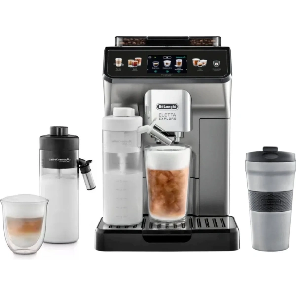 Delonghi eletta explore super automatic espresso machine with cold brew ecam45086s