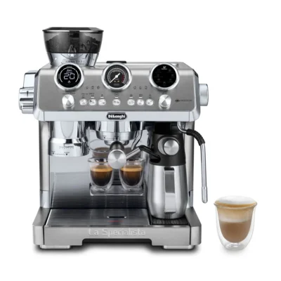 DeLonghi La Specialista Maestro Espresso Machine with Cold Brew EC9885M (Silver)
