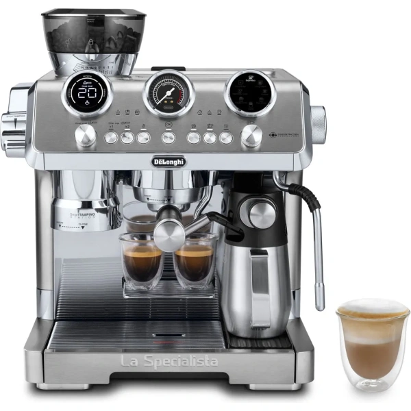 Delonghi la specialista maestro espresso machine with cold brew ec9885m (silver)