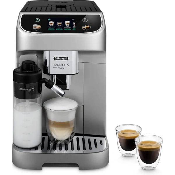 Delonghi magnifica plus super automatic espresso machine with lattecrema system ecam32070sb