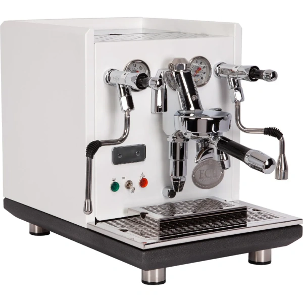 Ecm synchronika espresso machine - dual boiler w/ pid and flow control (special edition white)