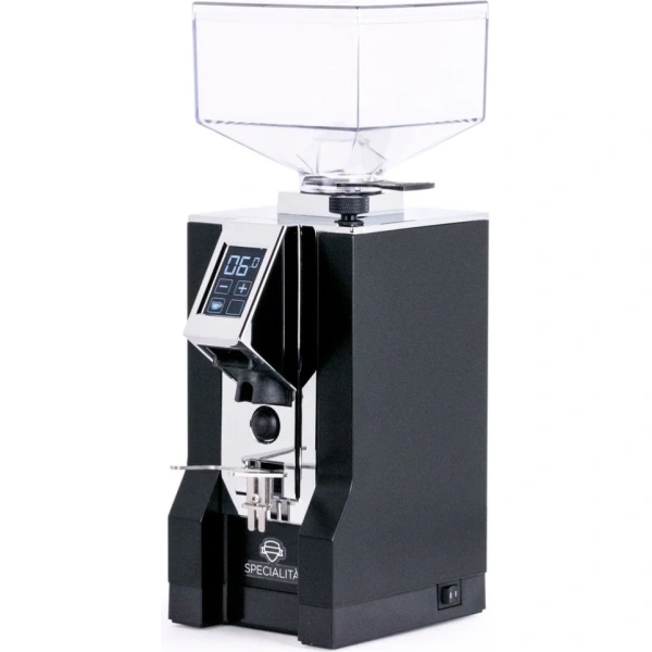 Eureka mignon specialita quiet flat burr coffee grinder (glossy black)