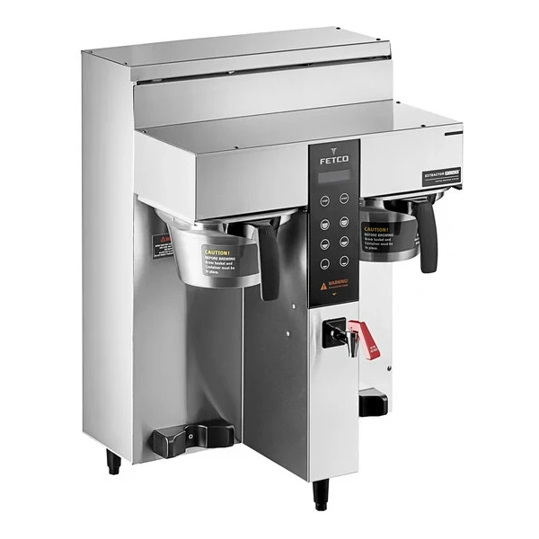 Fetco CBS-1232 Plus Series Twin Automatic Digital Coffee Brewer With Metal Brew Basket