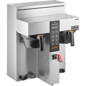 Fetco CBS-1232 Plus Series Twin Automatic Digital Coffee Brewer With Plastic Brew Basket