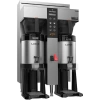 Fetco CBS-1242 Plus Series Twin Automatic Digital Coffee Brewer With Plastic Brew Basket