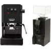 Gaggia Classic E24 Black & Eureka Mignon Facile Black Grinder