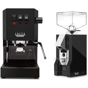 Gaggia Classic E24 White & Eureka Mignon Silenzio 55 White Grinder