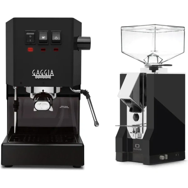 Gaggia classic e24 white & eureka mignon silenzio 55 white grinder