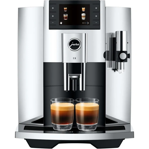 Jura E8 Chrome Automatic Coffee Machine 15646