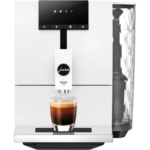 Jura ENA 4 Super Automatic Coffee & Espresso Machine 15519 (Full Nordic White)