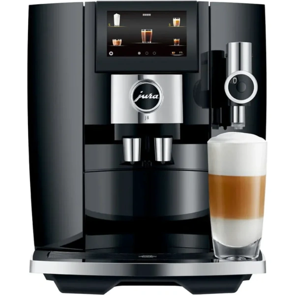 Jura J8 Super Automatic Espresso Machine 15557 Piano Black