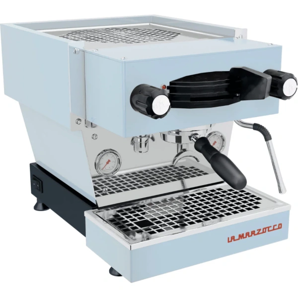 La marzocco linea mini r dual boiler semi-automatic espresso machine (blue)