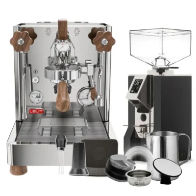 Lelit Bianca 3 PL162T Espresso Machine, Eureka Mignon Specialita Grinder (Matte Black) & Barista Tool