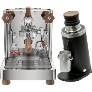 Lelit bianca 3 pl162t espresso machine and df64 gen2 with dlc burrs grinder (black)
