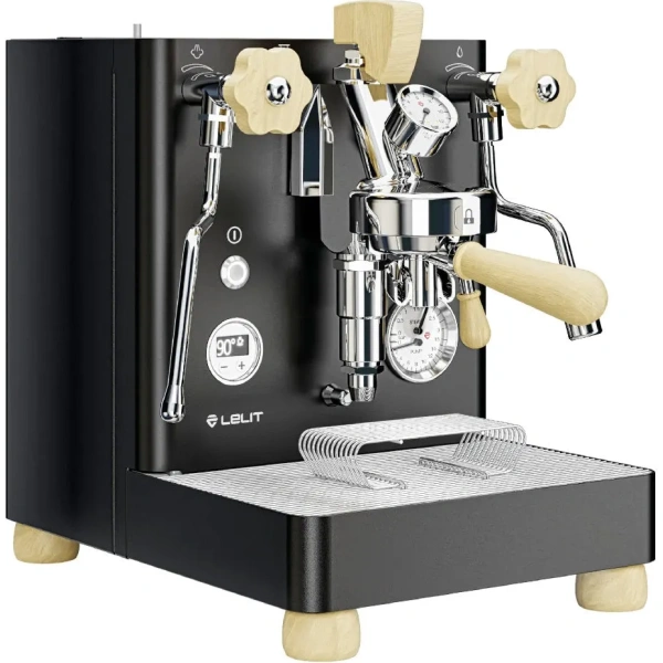 Lelit bianca 3 semi-automatic dual-boiler e61 espresso machine with pid pl162tcb (version 3) black