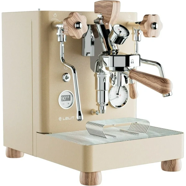 Lelit bianca 3 semi-automatic dual-boiler e61 espresso machine with pid pl162tcg (version 3) gold