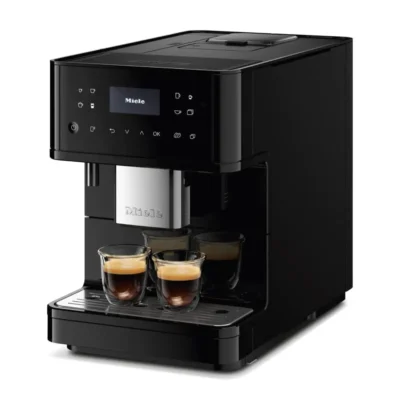 Miele CM6160 Milk Perfection Countertop Coffee Machine (Obsidian Black)