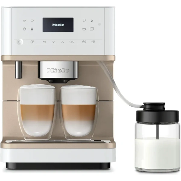 Miele cm6360 super automatic countertop coffee & espresso machine (lotus white)