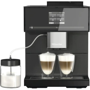Miele CM7750 CoffeeSelect Super Automatic Countertop Coffee & Espresso Machine (Obsidian black)