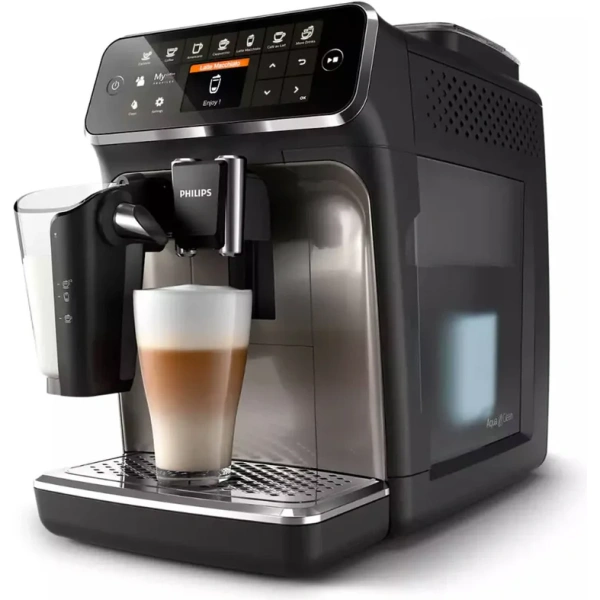 Philips 4300 lattego super automatic espresso, cappuccino, & latte macchiato machine ep4347/94 - Image 2