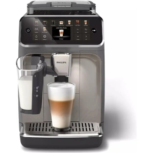 Philips 5500 LatteGo Super Automatic Espresso, Cappuccino, & Latte Machine with SilentBrew EP5544/90 (Grey)