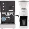 Profitec Go (Black) Espresso Machine & Baratza Encore ESP Grinder (White)
