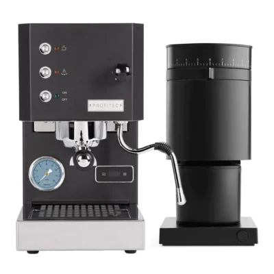 Profitec Go (Black) Espresso Machine & Fellow Opus Grinder Grinder (Black)