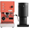 Profitec Go (Red) Espresso Machine & Fellow Opus Grinder (Black)
