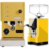 Profitec Go (Yellow) Espresso Machine & Eureka Mignon Slienzio Grinder (Yellow)