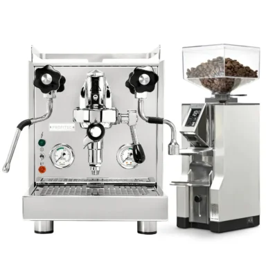 Profitec Pro 500 Espresso Machine & Eureka Mignon Libra Grinder (Chrome)
