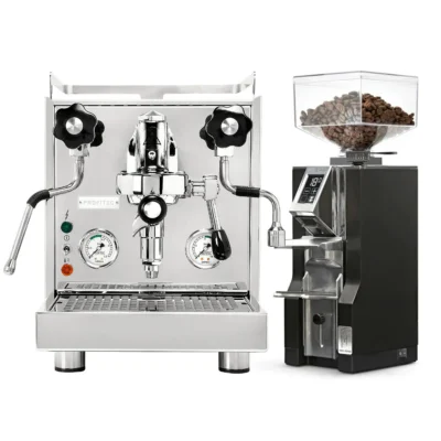 Profitec Pro 500 Espresso Machine & Eureka Mignon Libra Grinder (Matte Black)