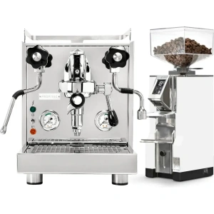 Profitec Pro 500 Espresso Machine & Eureka Mignon Libra Grinder (White)
