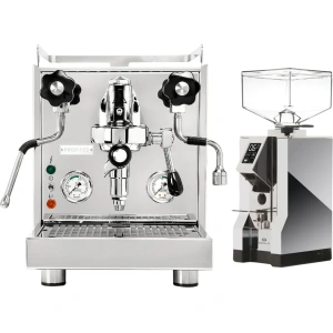 Profitec Pro 500 Espresso Machine & Eureka Mignon Specialita Grinder (Chrome)